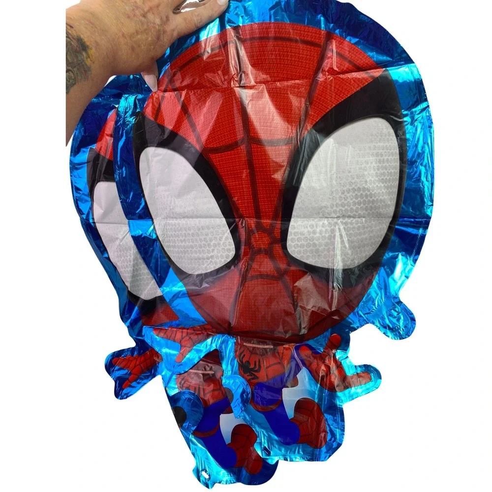 SpiderMan Balloons Marvel Superhero Birthday Party Decorations Comic Theme‎